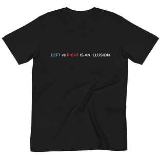 LEFT VS RIGHT ILLUSION Organic T-Shirt