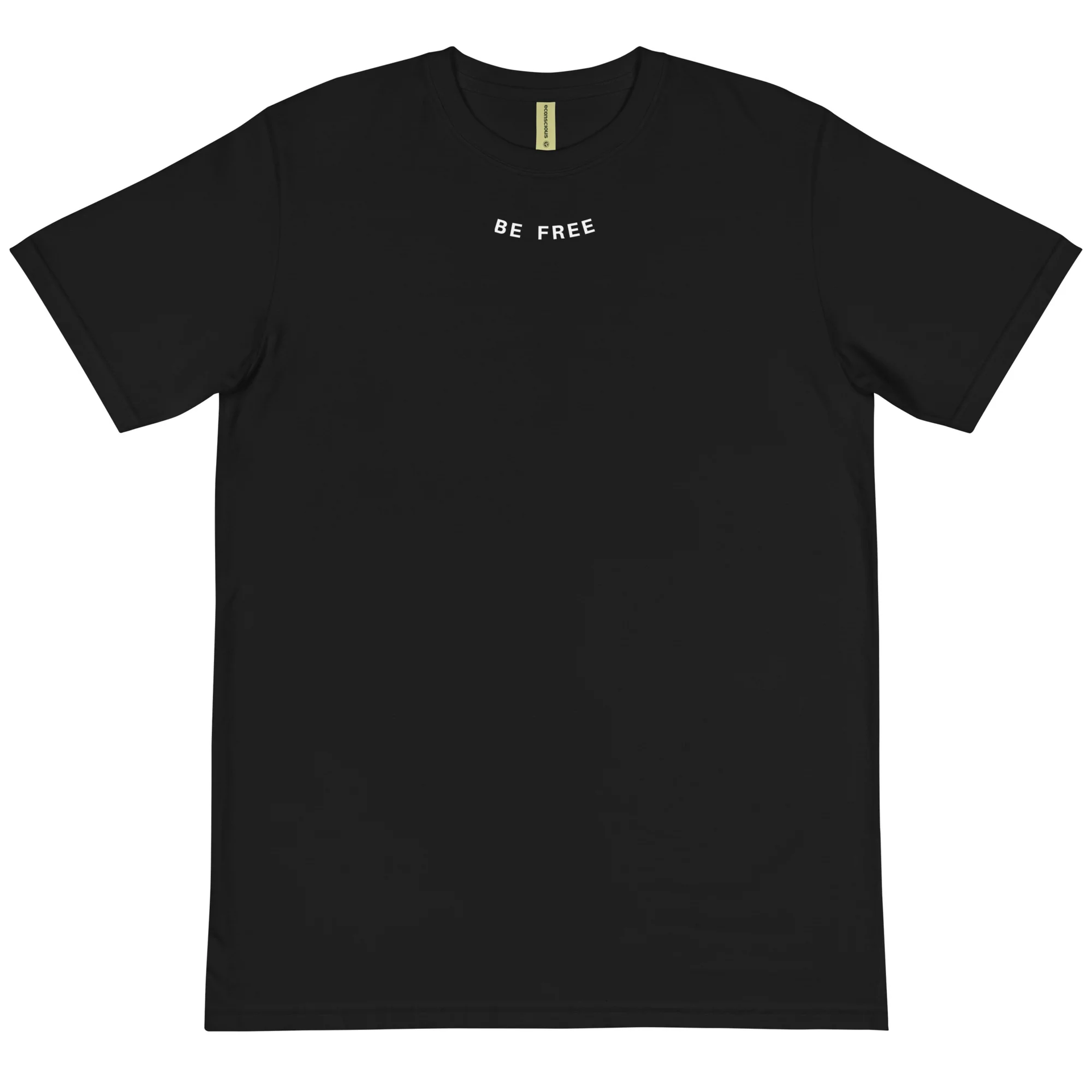BE FREE Organic Black T-Shirt